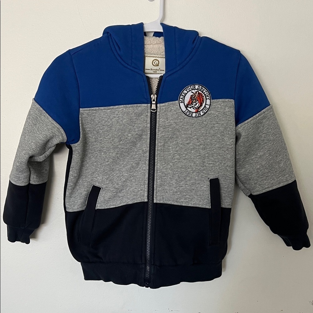 Bumeex Boy's Sherpa Fleece Lined Jacket Size 6 Years